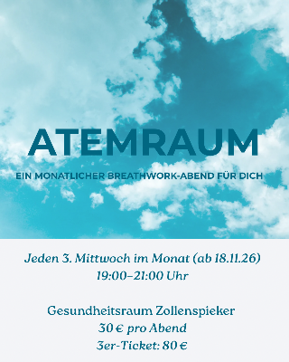 Veranstaltungsbild: Atemraum- monatlicher Breathworkabend