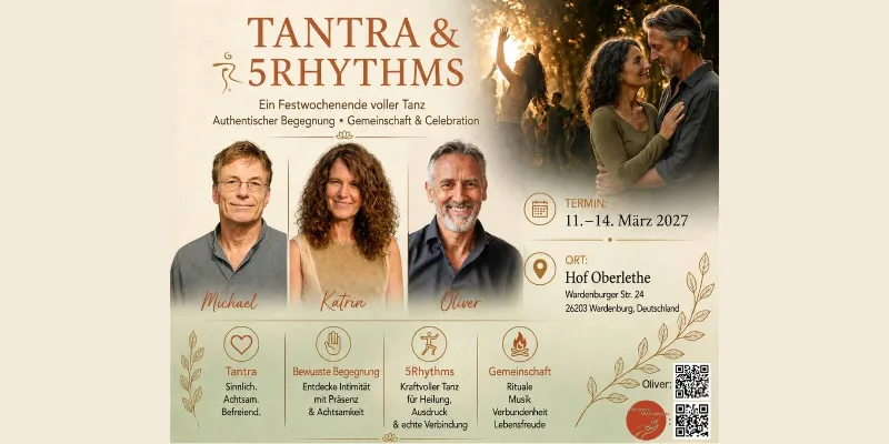 Veranstaltungsbild: Tantra & 5Rhythms Frühlingsfest 2027